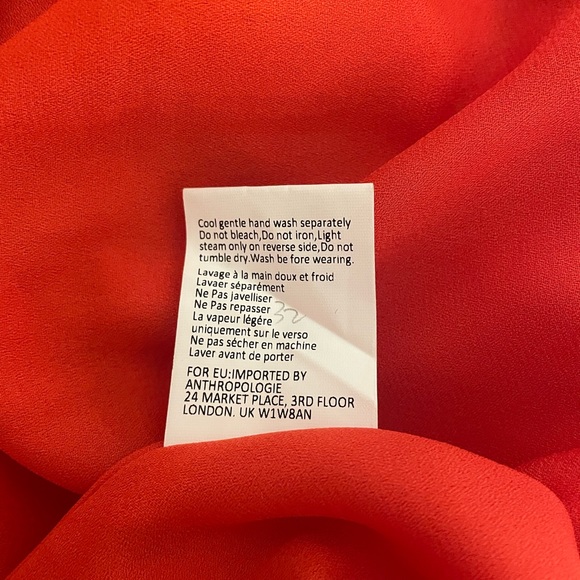 Elliatt Sonnet Ruffled Trapeze Swing Red Dress Size Small in great condition - Picture 6 of 7